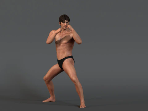 Male Base Rig 3D Model