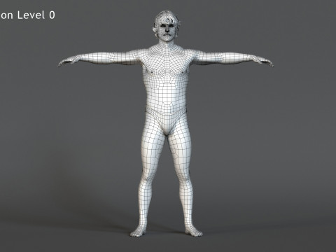 Male Base Rig Model 3D