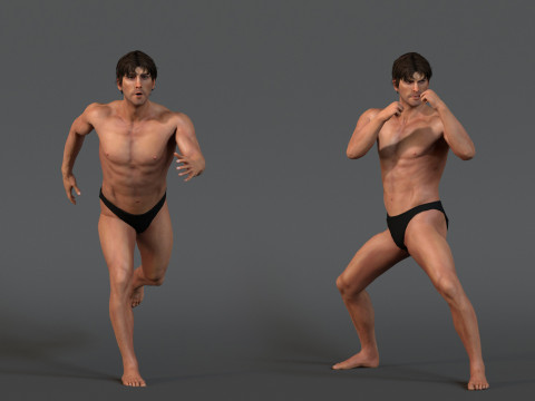 Male Female Base Rig Modelo 3D