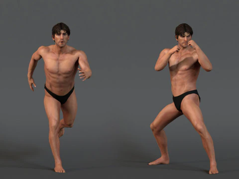 Equipamento Base Feminino Masculino Modelo 3D