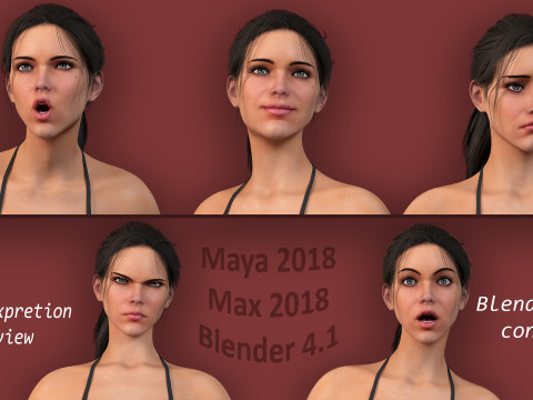 Male Female Base Rig Modelo 3D
