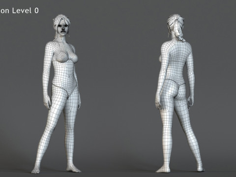 Male Female Base Rig Modelo 3D