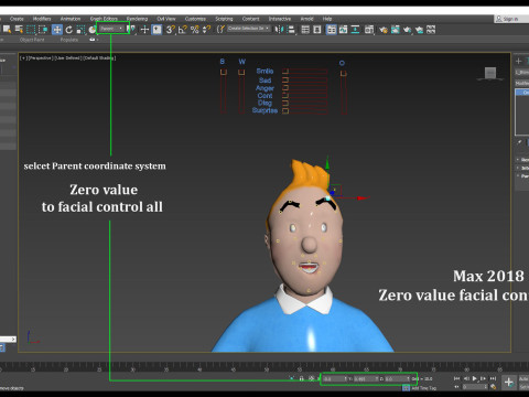 Tintin Haddock Rig Model 3D