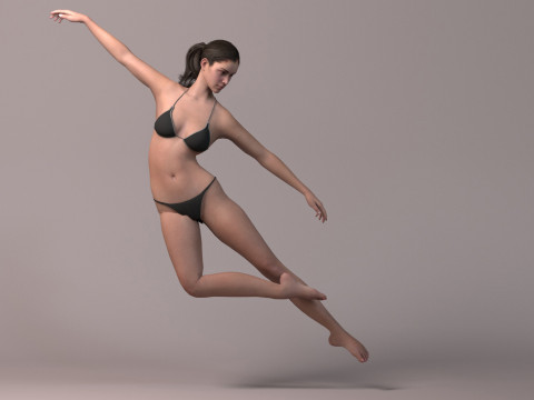 Base with outfit Rig 3D-Modell