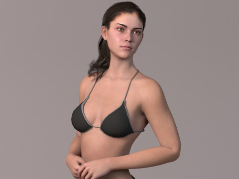 Base with outfit Rig 3D-Modell
