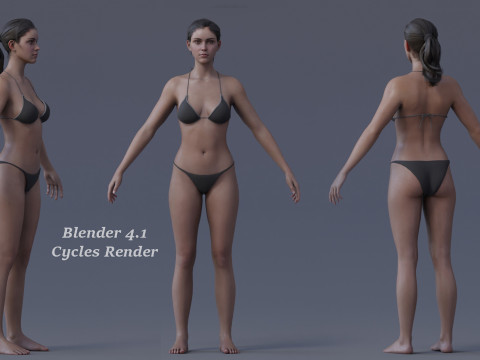 Base with outfit Rig 3D-Modell