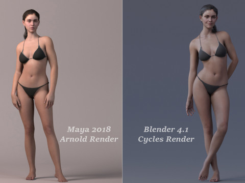 Base with outfit Rig 3D-Modell
