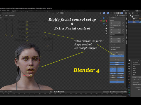 Base with outfit Rig 3D-Modell