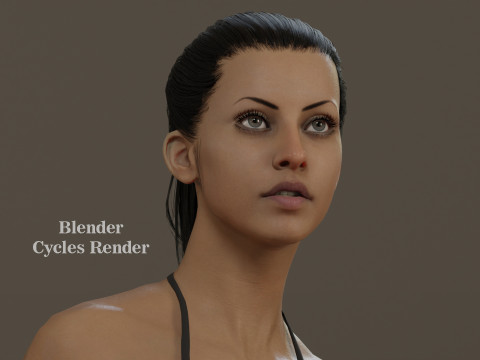 Female Base Full Rig 3Dモデル
