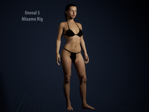 Female Base Full Rig 3Dモデル