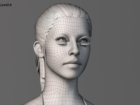 Female Base Full Rig 3Dモデル