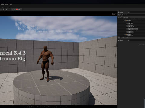Male Base Muscle Rig 3D Model