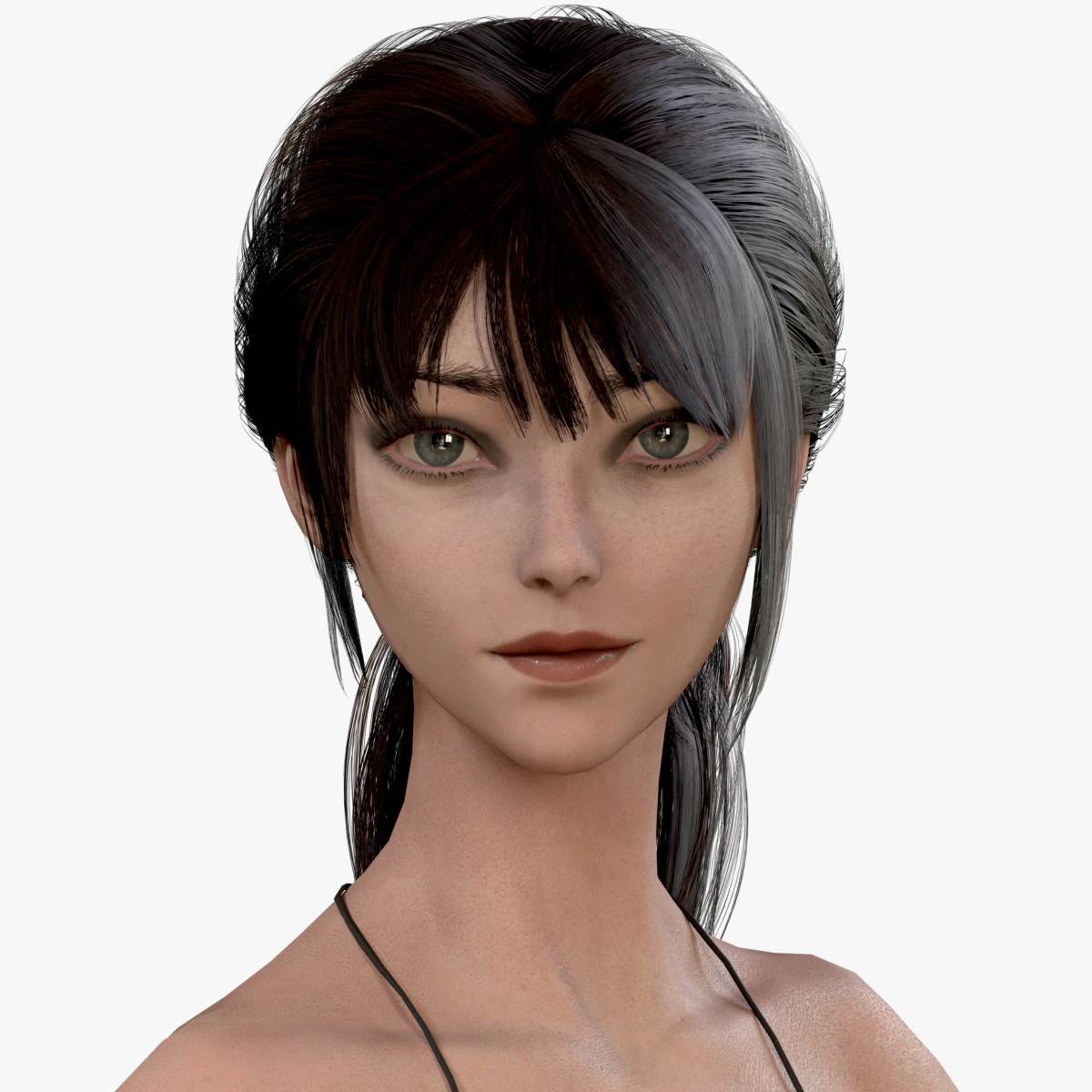 Female Base Model Rig 3D Model .c4d .max .obj .3ds .fbx .stl .blend 