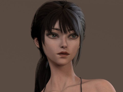 Female Base Model Rig Model 3D