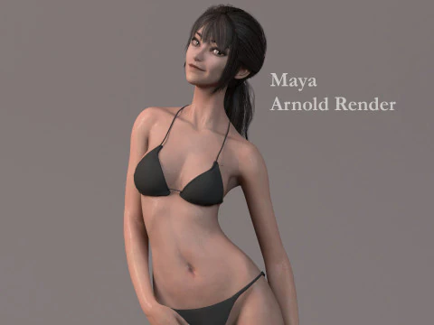 Female Base Model Rig 3D Model