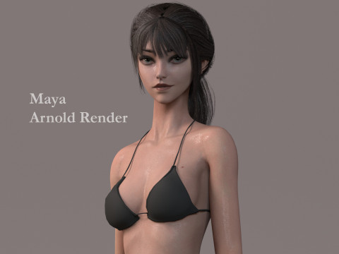 Female Base Model Rig Model 3D