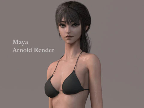 Female Base Model Rig 3D Model
