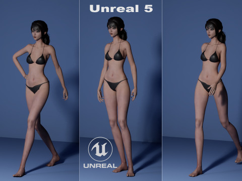 Female Base Model Rig Model 3D
