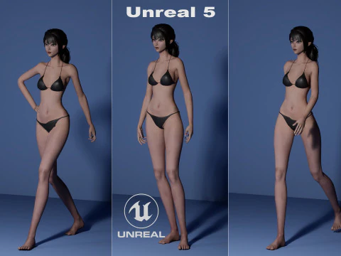 Female Base Model Rig 3D Model