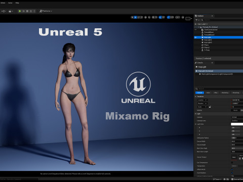 Female Base Model Rig Model 3D