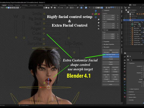 Female Base Model Rig 3D Model