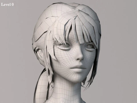 Female Base Model Rig 3D Model