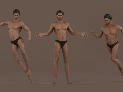 Male Base Rig Modelo 3D