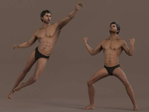 Male Base Rig Modelo 3D