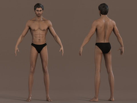Male Base Rig Modelo 3D