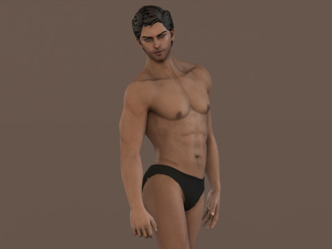 Male Base Rig Modelo 3D