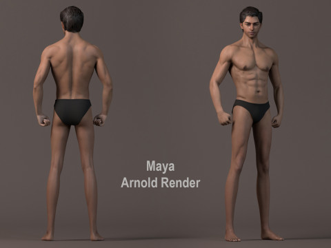 Male Base Rig Modelo 3D
