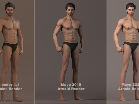 Male Base Rig Modelo 3D