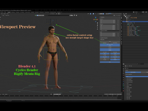 Male Base Rig Modelo 3D