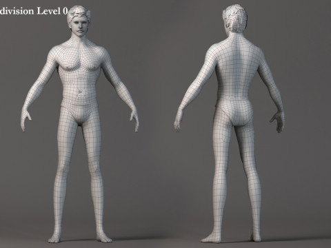 Male Base Rig Modelo 3D