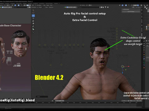 Male Base Rig 3D Model