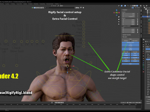 男性基础钻机 3D 模型