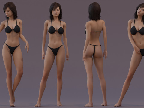 メスベースリグ 3Dモデル