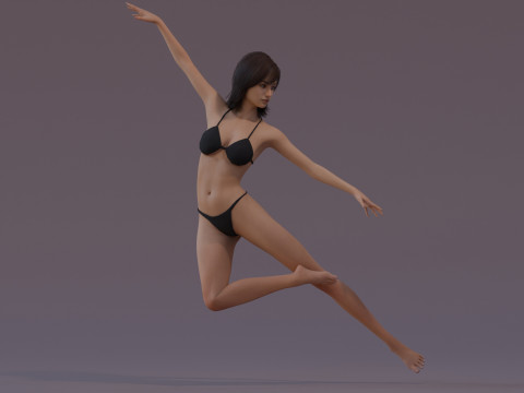 メスベースリグ 3Dモデル