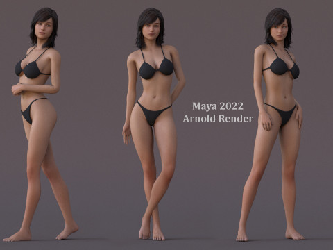 メスベースリグ 3Dモデル