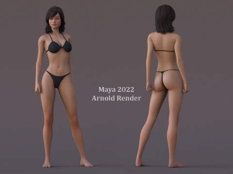 メスベースリグ 3Dモデル