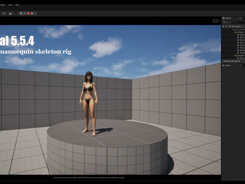 女性基础钻机 3D 模型