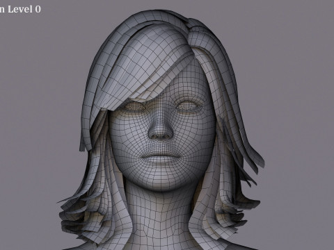 メスベースリグ 3Dモデル