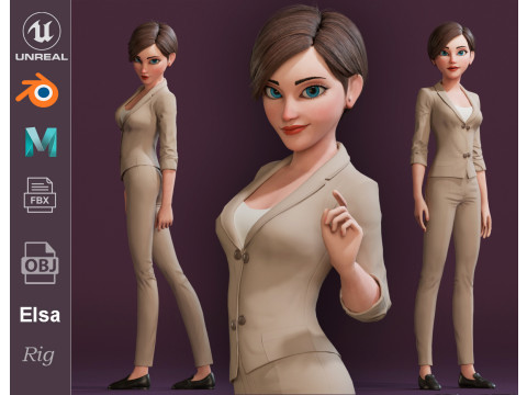 Elsa 3D Modell