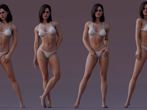 Base femminile Modello 3D