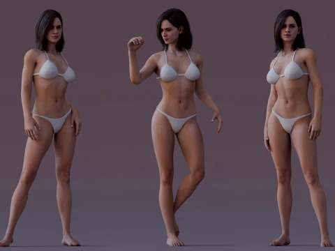 Base femminile Modello 3D