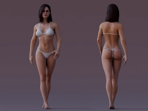 Base femminile Modello 3D