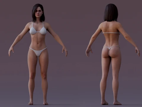 Base femminile Modello 3D