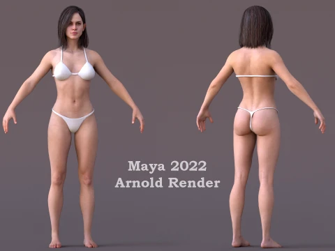 Base femminile Modello 3D