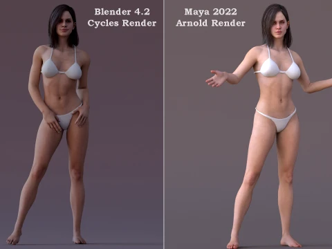 Base femminile Modello 3D