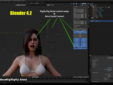 Base femminile Modello 3D